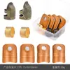 Dedo Protector de Metal Grueso Retro para Dedos Protector de Dedos para el Hogar Prensa de Aguja Enhebrador de Aguja de Coser a Mano Herramienta de Costura Caja de Hierro