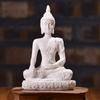 Ventas Directas de Fábrica de Artesanías de Resina de Buda Sentado Pequeño de Arenisca del Sudeste Asiático, Esculturas Creativas, Adornos de Buda Sentado para Decoración del Hogar