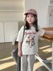Ropa para Niños Weimu Camiseta de Manga Corta para Niñas 2026 Primavera Nuevo Estilo Coreano de Dibujos Animados Casual Tops Ropa para Bebés