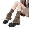 Calcetines apilados Melard para chicas guapas, calcetines de pierna Y2K, calcetines de pantorrilla JK para mujer, nuevos calentadores de pierna marrones otoño e invierno 2026, modernos