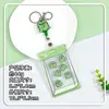 Portatarjetas Transparente Shaker para Hobby Etiqueta de Nombre para Estudiante Tarjeta de Campus Portatarjetas IC En Stock Lanyard para Empleado Funda Protectora para Tarjeta de Identificación de Fábrica