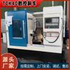 Torno CNC de Leito Inclinado de Fábrica Física Tck40 Ck40 Linha de Trilho de Torno CNC Inclinado 63 Máquina-Ferramenta CNC Composta de Torneamento e Fresamento