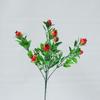 Planta artificial, pimiento, fruta roja, decoración del hogar, mesa de comedor, exhibición de plástico, planta verde, fruta, accesorios de tiro, flor falsa, venta al por mayor
