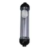 Pequena carcaça de filtro transparente T33 carcaça para preenchimento com material filtrante DIY carcaça de filtro carcaça vazia cartucho de filtro de secagem ao ar