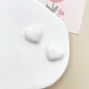 Serie de colores macaron superficie brillante adorno de corazón positivo accesorios funda de teléfono diy decoración Crocs pasador de pelo pinza de pelo materiales