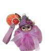 Llavero de coche con muñeco de piel de zorro real, adorno de bola de peluche, colgante para bolso escolar, regalo de cumpleaños para mujer