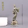 Adornos Decorativos de Latón Estilo Antiguo de Cuatro Hadas, Mascotas de Té para Mesa de Té de Hadas, Estatuillas de Bronce, Manualidades para Escritorio, Sala de Estar, Oficina