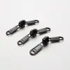 Tirador de cremallera doble SBS original No. 8 cabezales de cremallera metálicos de extremo cerrado para accesorios de tiendas de campaña y bolsas para exteriores, duraderos y resistentes
