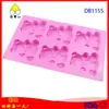 Molde de pastel de dibujos animados molde de silicona para helado y dulces blandos