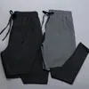 Nova Calça Esportiva de Duas Peças para Homens, Secagem Rápida, Elástica, Adequada para Treinamento de Basquete, Estilo Fino de Verão, Academia, Corrida, Calça Casual