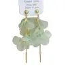 Pendientes exagerados, únicos y hermosos estilo vacacional con borlas de flores amarillas de Semporna para mujer, pendientes de playa