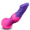 Juguetes Sexuales Orissi, Dildo Artificial, Dildo de Silicona Líquida de Color Mixto, Producto de Comercio Exterior Más Vendido para Adultos