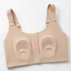 Ropa interior tipo bralette sin costuras con cierre frontal para mujer, chaleco deportivo a prueba de impactos, minimiza bustos grandes, disimula los senos laterales, sujetador fino