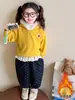 Traje de Niña Otoño e Invierno Terciopelo Engrosado Sudadera con Capucha Conjunto de Dos Piezas 2025 Nuevo Ropa de Invierno para Niñas Bebés