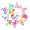 Pingente Borboleta Tridimensional em Acrílico Colorido Transparente Patch Acessórios para Joias DIY Atacado Contas Soltas para DIY Joias em Estoque