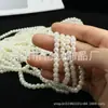 Pulsera de Perlas Joyería DIY Cuentas Media Libra 3mm-12mm Pulido al Agua Perlas de Imitación ABS Redondas Agujero Recto Blanco Puro Blanco Roto