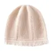 Novo chapéu de cashmere com proteção para as orelhas para mulheres, quente e à prova de frio, chapéu simples versátil à prova de vento, touca para atividades ao ar livre, chapéu para ciclismo à prova de frio