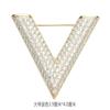 Broche de carta corsage feminino anti-luz colarinho decoração pequeno alfinete fixo roupas cardigan camisola fivela colar alfinete acessórios