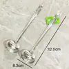 Cuchara para fondue de acero inoxidable no magnético Colador 7 puntos 8 puntos mango largo grueso para el hogar cocina comercial pequeña concha para sopa al por mayor