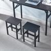 R* Taburete Cuadrado Simple Taburete de Comedor Silla de Entrenamiento para Mesa de Comedor en Casa Taburete de Hierro de Madera Taburete de Color Elevación Adulto Taburete de Taller de Fábrica