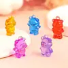 Juguete Acrílico Plástico Colorido Fresa Oso Accesorio Colgante Ultraman DIY Juguete Pequeño Decoración de Cristal