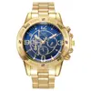 Relojes para hombre de moda transfronterizos relojes para hombre esfera azul Everbright banda de acero reloj de cuarzo fabricantes en stock al por mayor