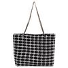 Bolso de Lona Rayado para Mujer Bolso Nicho Bolso Tote de Alta Gama Bolso de Hombro Versátil Bolso de Mano para Mujer para Traslado Bolso Grande