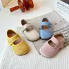 Novos Sapatos Casuais Sapatos Mary Jane com Velcro para Meninas, Tendência Infantil Birkenstock 2026 Primavera e Outono Dopamina Solado Macio