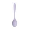 Cuchara de silicona todo incluido transfronteriza tamaño pequeño semitransparente más herramienta para suplemento alimenticio para niños mini cuchara cuchara cuchara ensalada