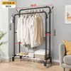 Estante de Secado de Ropa de Piso Multifuncional Simple para el Hogar, Barra de Secado de Ropa Tipo Ensamblaje, Estante de Almacenamiento de Ropa, Perchero, Estante de Almacenamiento