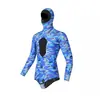 3mm split peixe traje de caça camuflagem homens com capuz livre diving suit surfing fish shooting suit deep diving suit rescue warm wet
