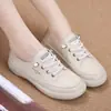 Zapatillas Blancas Transpirables de Uso Diario para Viajar, Moda Versátil Primavera y Otoño 2026, Slip-On, Suela Suave, para Oficinistas