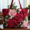 2026 Sitio Independiente Transfronterizo Amazon Bolso Tote Acolchado Nuevo Estampado Digital Bolso de Algodón Casual para Viajero