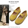Nuevos Zapatos Mary Jane Franceses Perezosos de Primavera y Otoño para Mujer Gorro Zapatos de Dedo Gordo Zapatos Bonitos Feos para Mujer Antideslizantes Birkenstock Zapatos de Suela Gruesa