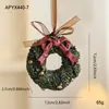 Nuevo Colgante Pintado de Resina Decoración de Árbol de Navidad Campana Tridimensional Colorida Colgante de Dibujos Animados Americanos Listo para la Venta