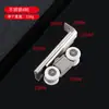 Rueda para Puerta Corredera Silenciosa Rodamiento para Puerta de Madera Rueda Colgante de Nylon Engrosada Puerta de Baño Acero Inoxidable Puerta Corredera Polea de Aleación de Zinc