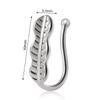 Amazon Cross-Border Piercing Uña de Nariz Falsa Cobre Incrustado Flor Luna Nariz Sándwich Forma Hoja Clip para Oreja Irregular Anillo de Nariz Sin Agujero