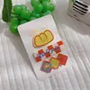 Paquete de 3 Pinzas para el Cabello de Dibujos Animados Q Pan Tostado Combinación Pinza Corazón de Niña Pinza Lateral Pinza para Flequillo Accesorios de Pinzas Japoneses y Coreanos