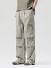 Ropa para Hombre Maple House / Nueva Colección Primavera/Verano 2026 Estilo Americano Holgado Ligeramente Ancho Pierna Recta Delgado Lavado Pantalones de Trabajo