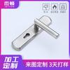 Lengüeta Única Pequeño 50 Grande 50 Núcleo de Inserción Falso Cerradura Ajustable Manija de Acero Inoxidable Cerradura de Puerta Cerradura de Puerta Antirrobo Minimalista Moderna para Dormitorio