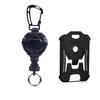 Mosquetão Grande Triangular Transfronteiriço Preto Fivela de Puxar Fácil Porta-Chaves Anti-Perda Pingente para Mochila de Montanhismo Clipe para Mochila Venda por Atacado