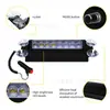 Luz de pala de 8 LED con ventosa para coche luz intermitente luz de advertencia intermitente para parabrisas y luneta trasera luz de placa de pala para carretera abierta luz estroboscópica