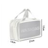 Bolsa de Aseo Impermeable de Gran Capacidad Estilo Ins Bolso de Mano Salida Baño Viaje Cosméticos Bolso de Mano Cosméticos Cosméticos Bolsa
