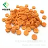 Almohadillas Redondas Pequeñas de Espuma Perforada Eva Naranja, Juntas Redondas de Espuma con Agujero Pasante Eva, Piezas Redondas Pequeñas de Espuma Eva para Accesorios de Juguete