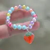 Pulsera de Dibujos Animados Nueva Pulsera Infantil Unicornio Niña Pequeña Accesorios de Dibujos Animados Joyería con Cuentas Niñas Viaje Versátil