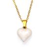 Nueva Moda Ins Colgante en Forma de Corazón con Goteo de Aceite Acero Inoxidable Collar para Mujer Nicho de Alta Gama Colgante Versátil Venta al por Mayor