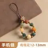 Cadena para Teléfono Móvil de Bodhi Multigemas Estilo Mismo de Xiaohongshu para Mujer, Llavero DIY de Loto Nuevo, Colgante para Bolsa de Memoria USB, Venta al por Mayor Transfronteriza