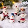 Adornos Navideños Pequeños de Resina Transfronterizos Regalo de Navidad Decoración de Escritorio para el Hogar Regalo Creativo para Nochebuena Adornos Pequeños
