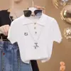 Conjunto de Verano para Niñas 2026 Nuevo Estilo Coreano Moderno Ropa Infantil de Color Sólido Manga Corta Moda Patchwork Falda Conjunto de Dos Piezas
