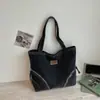 Bolso Grande de Mezclilla Lavada Vintage para Mujer 2026 Nuevo Estilo Hot Girl Bolso Tote Bolso de Hombro para Viajes de Verano